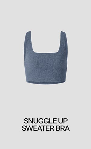 snuggle bra - bluestone