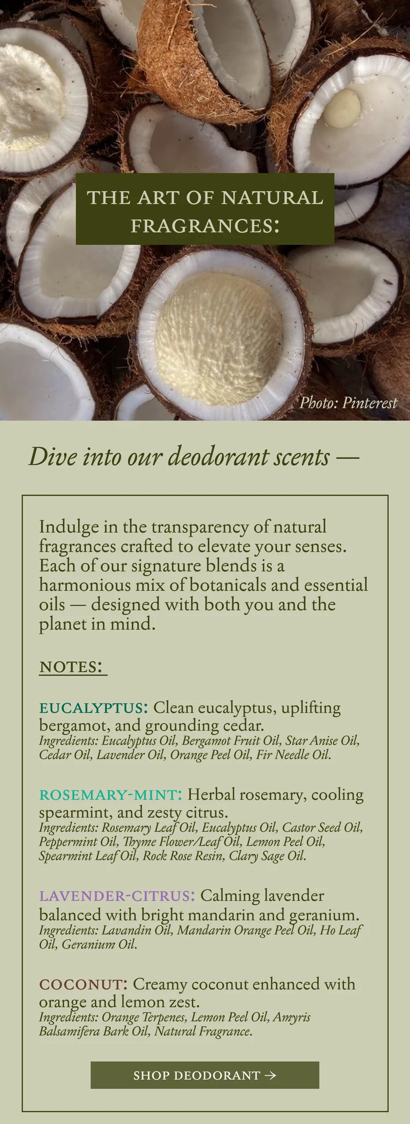Shop Deodorant