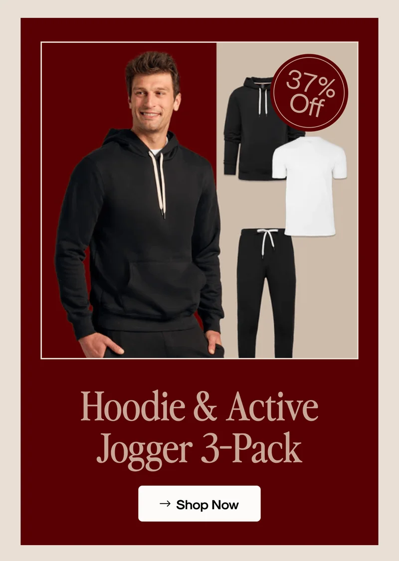 Hoodie & Active Jogger 3-Pack