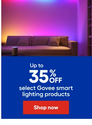 Up to 35% OFF Select Govee Smart Lighting Products.