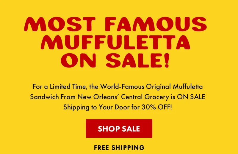 The Most Famous Muffuletta On Sale The Most Famous Muffuletta On Sale