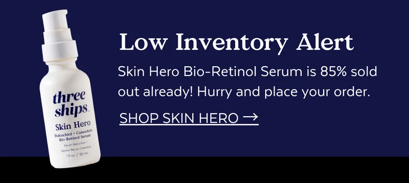 Low inventory Alert. Skin Hero Bio-Retinol Serum