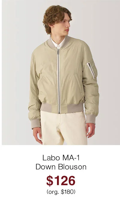 Shop Labo MA-1 Down Blouson