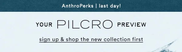 sign up &shop the new collection first