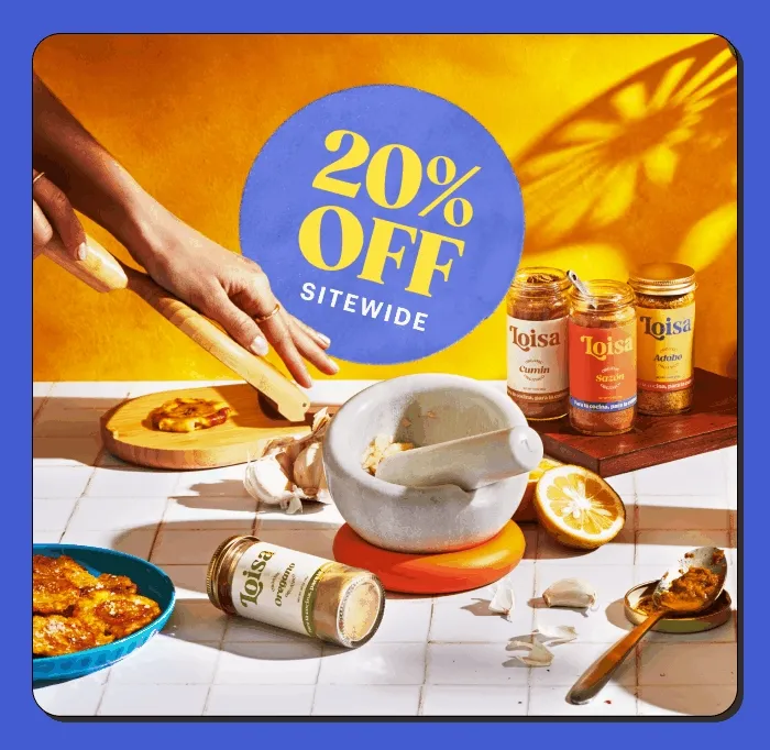 20% OFF SITEWIDE