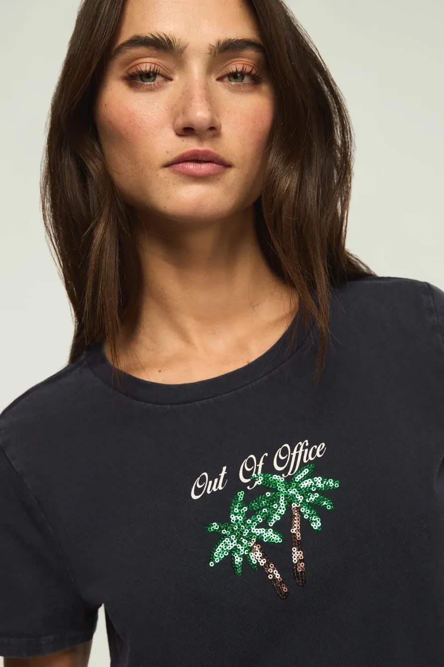 Image of Lucky Brand Out Of Office Classic Crew in Blue Nights