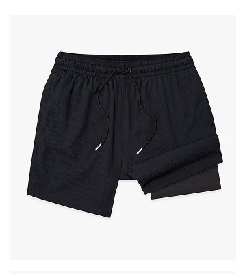 Textured Lined Swim Trunk: The Secret Agents
