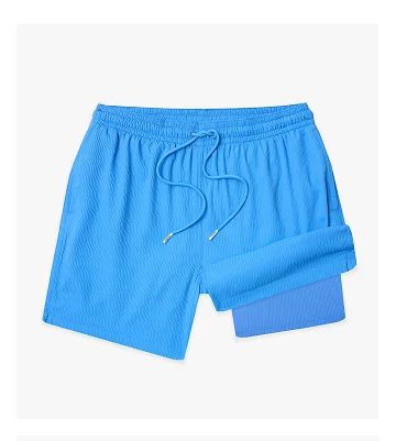 Textured Lined Swim Trunk: The Cascade Coolers
