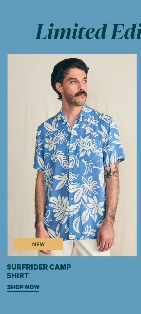 Short-Sleeve Surfrider Rayon Camp Shirt