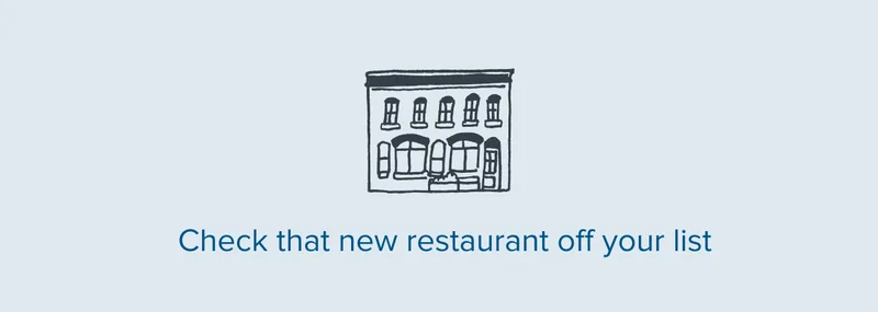 Check that new restaurant off your list