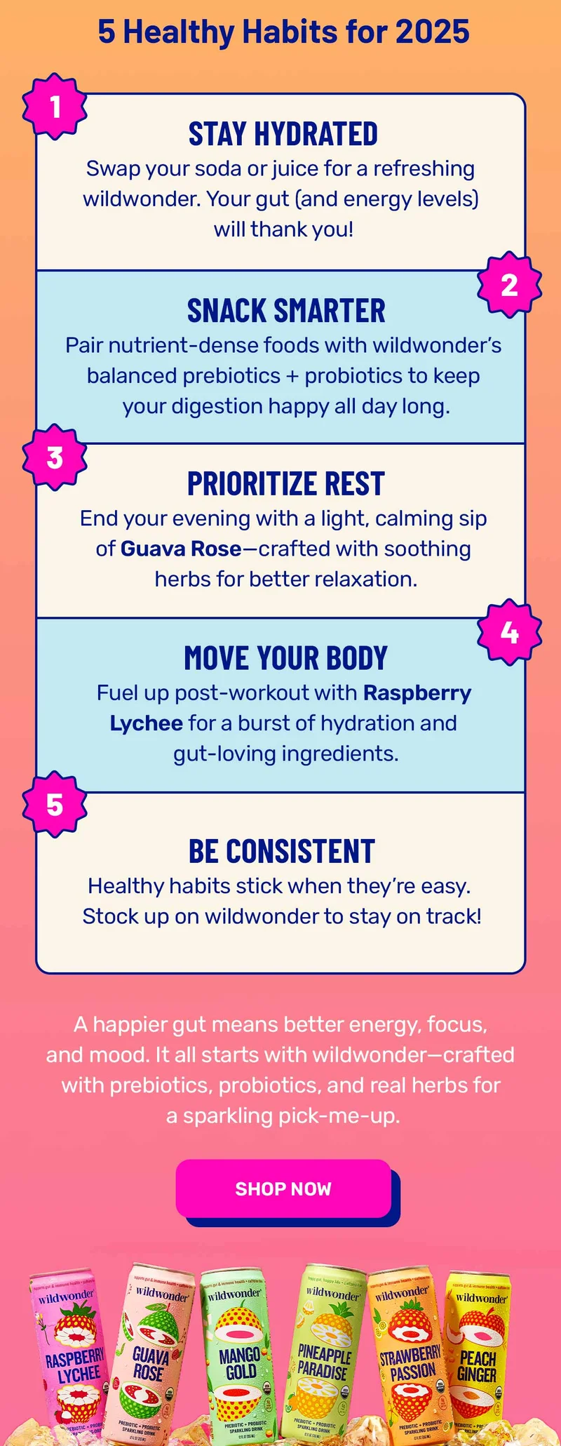 5 healthy habits