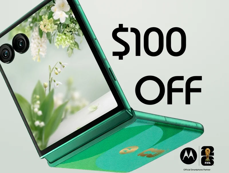 $100 off motorola razr FIFA World Cup 26™ Edition - motorola | FIFA - official smartphone partner