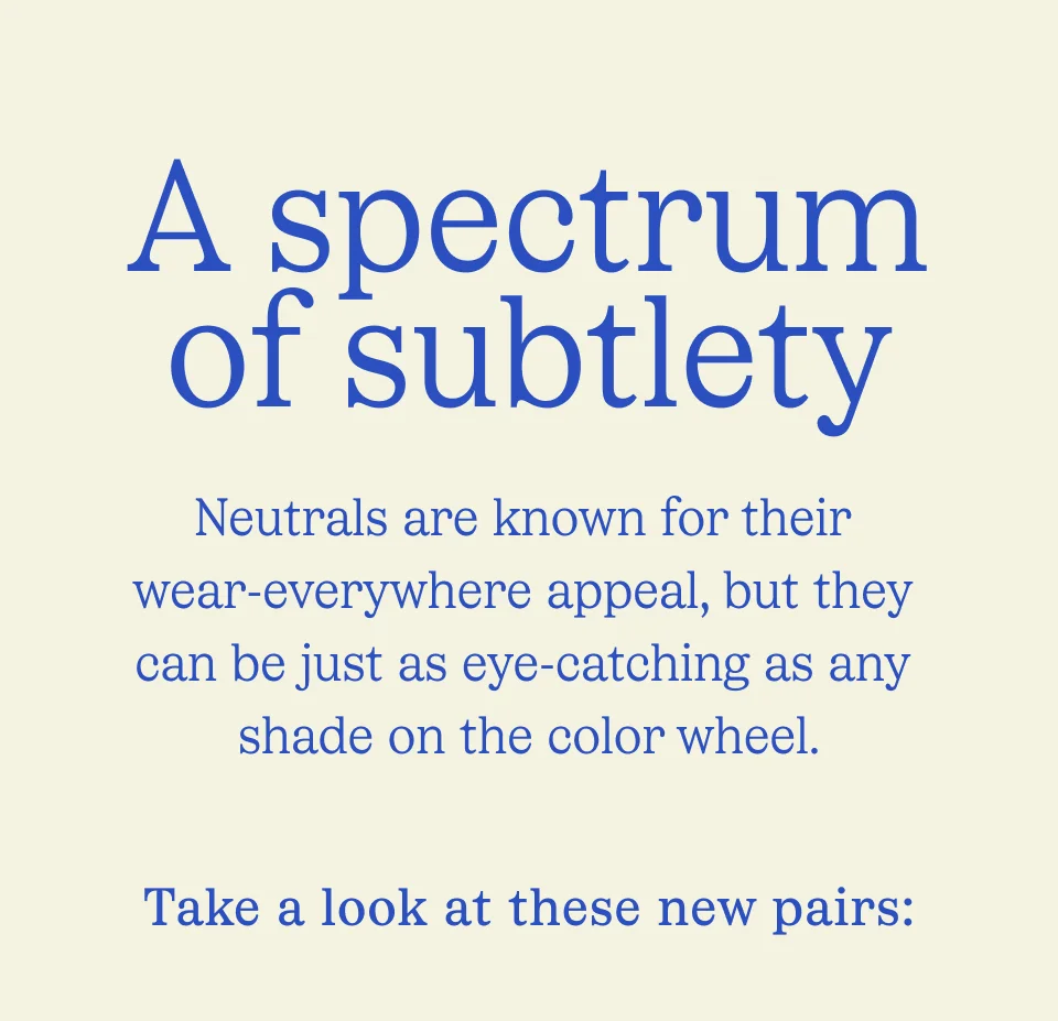 A spectrum of subtlety