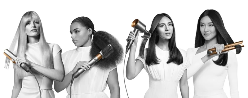 Dyson hair care range