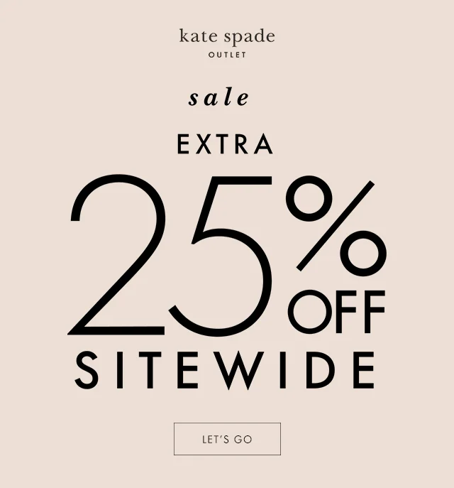 EXTRA 25% OFF SITEWIDE