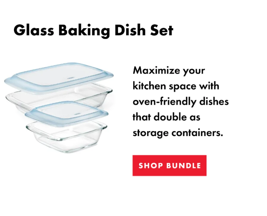 Glass baking dish set. Shop bundle.