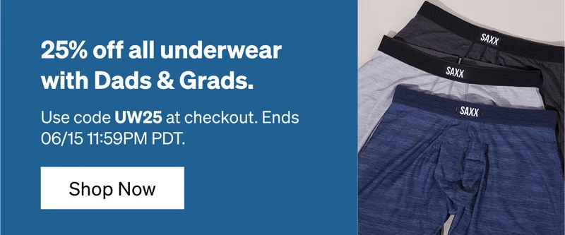 25% off all underwear