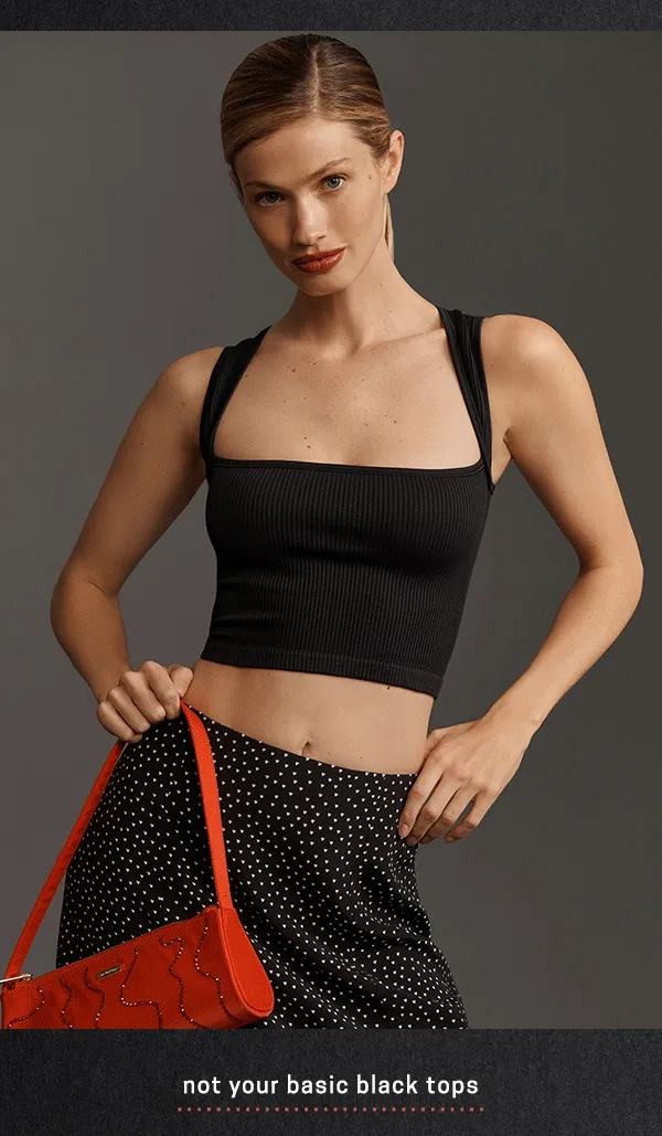 not your basic black tops