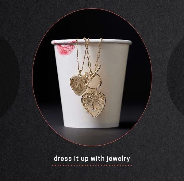 dress it up with jewelry