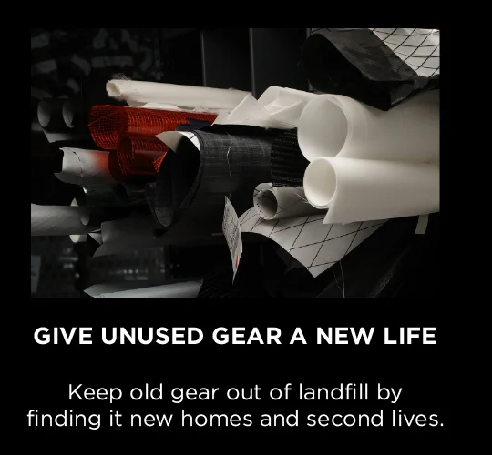 give unused gear new life blog header