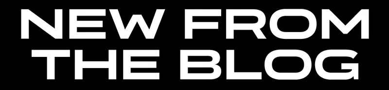 new from the blog