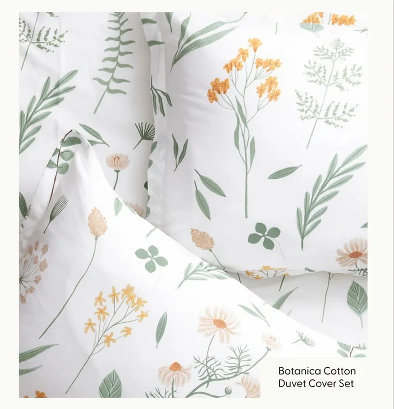Botanica Brushed Cotton Duvet Cover Set
