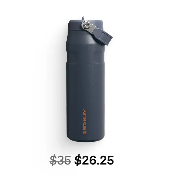 The IceFlow™ Bottle with Flip Straw Lid | 24 OZ