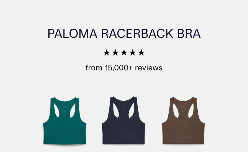 PALOMA RACERBACK BRA ✯✯✯✯✯ from 15,000+ reviews
