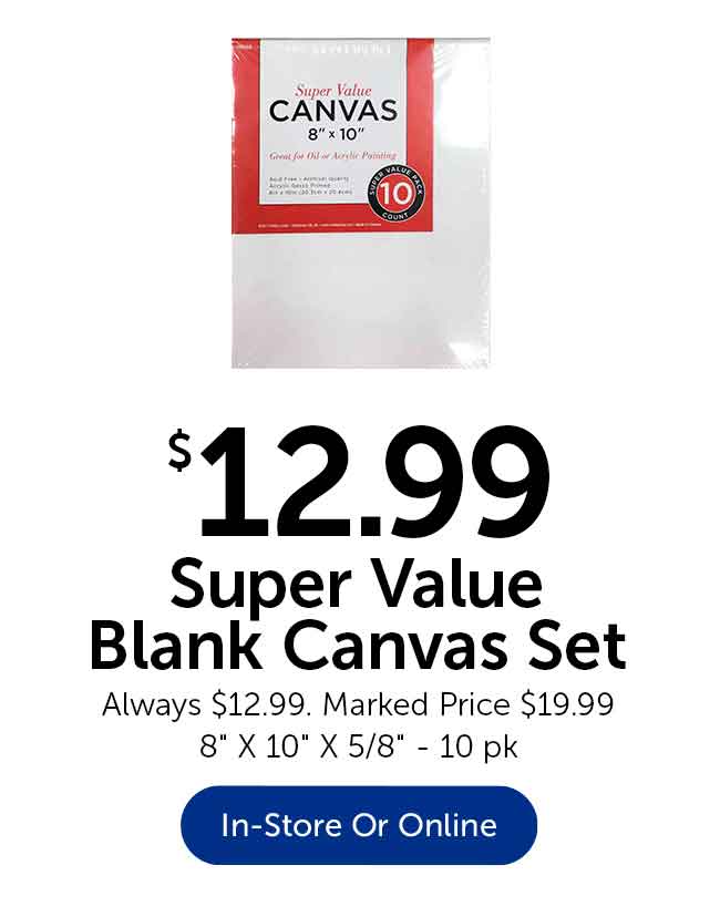 10-Pk Canvas Set