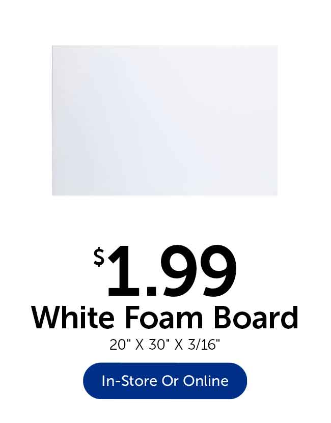 White Foam Board