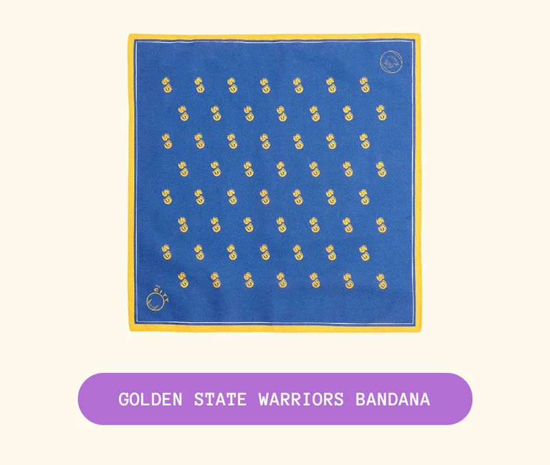 Golden State Warriors Bandana
