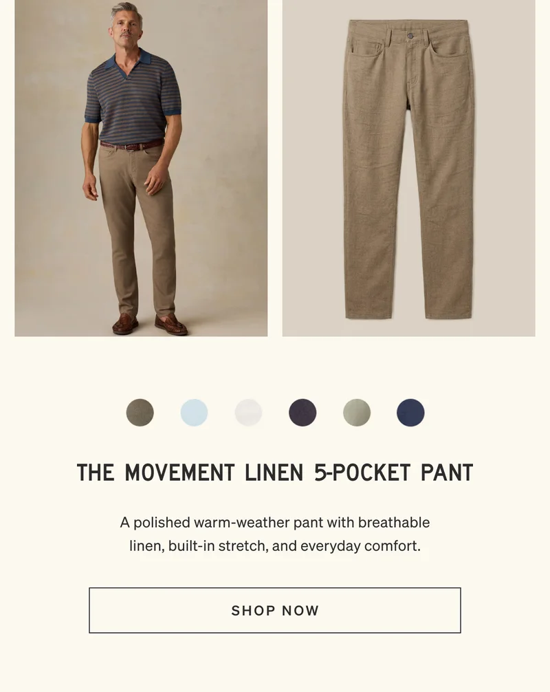 The Movement Linen 5-Pocket Pant