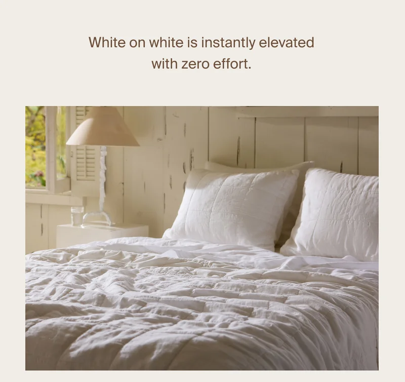 Elevate your bedroom with a monochromatic look