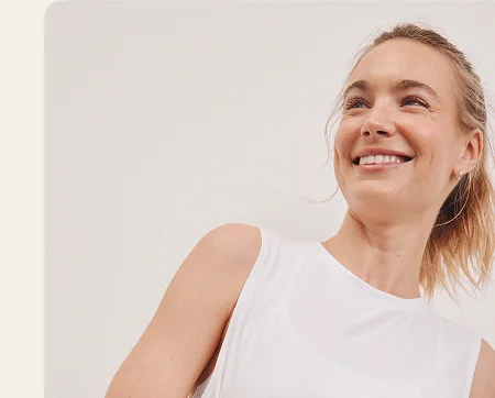 Featherweight Minimal Cropped Tank in Cloud White