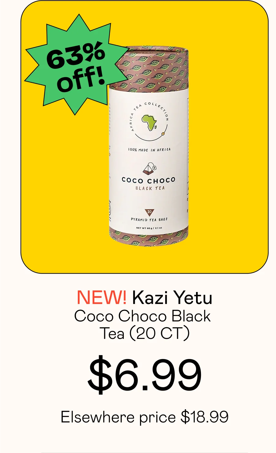 Coco Choco Black Tea (20 CT)