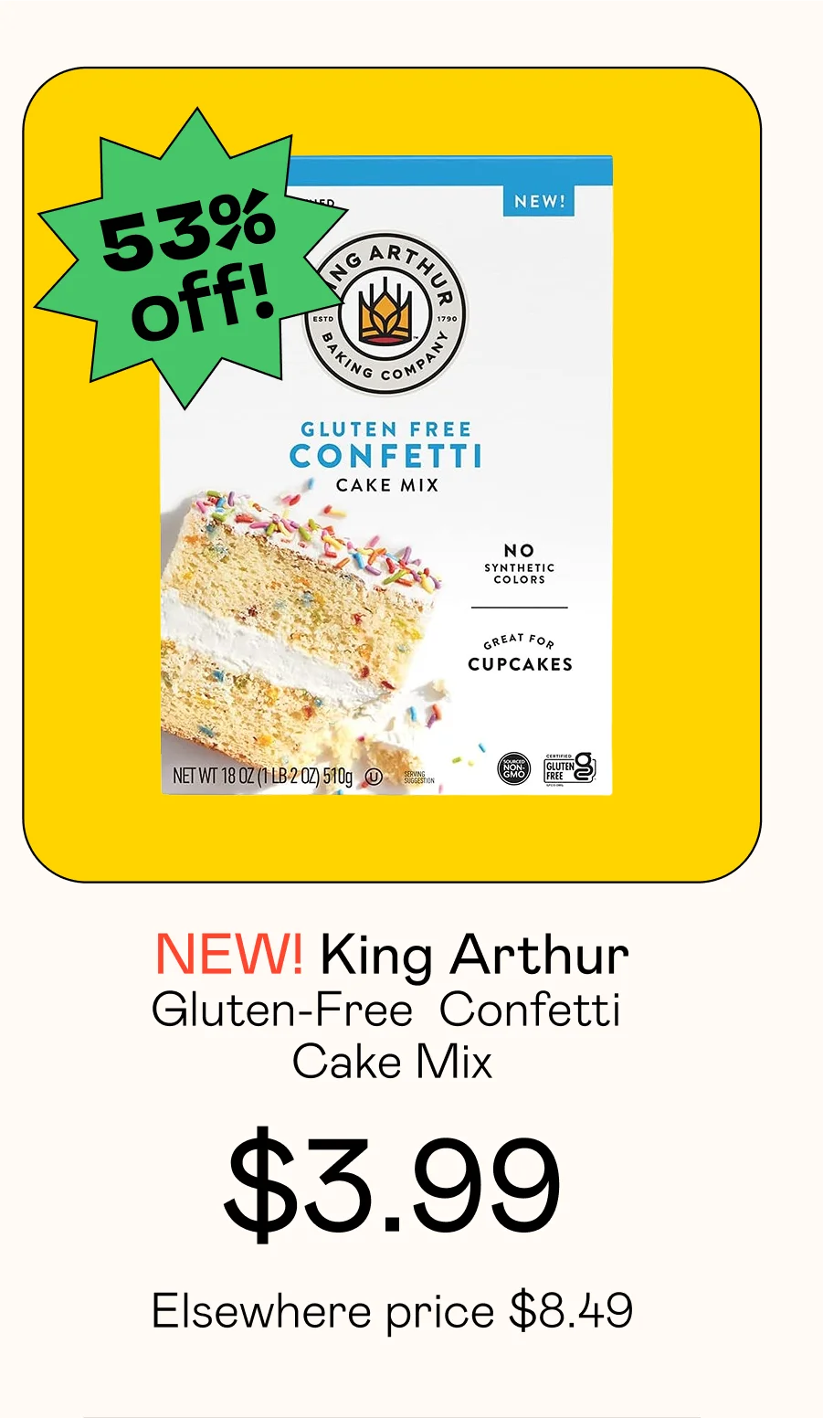 Gluten-Free  Confetti Cake Mix