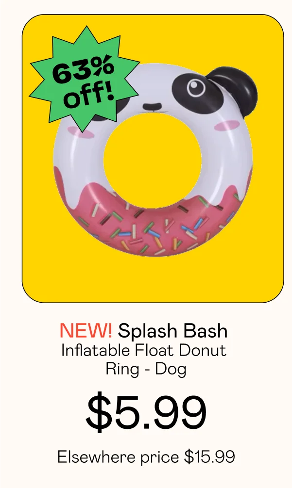 Inflatable Float Donut Ring - Dog