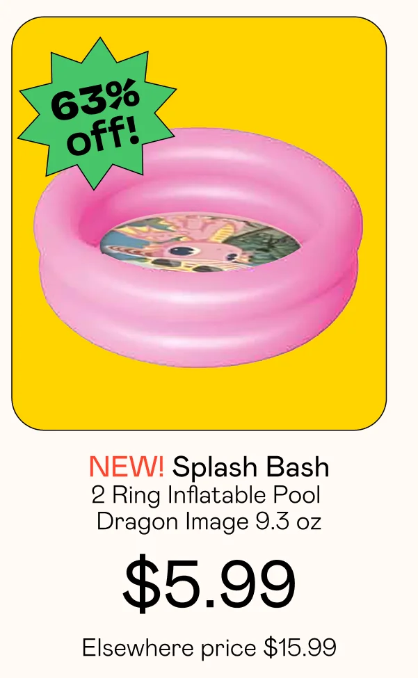 2 Ring Inflatable Pool - Dragon Image