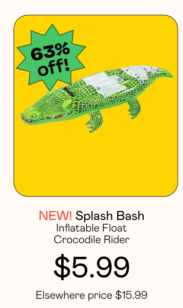 Inflatable Float Crocodile Rider