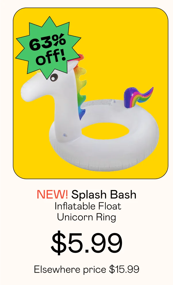 Inflatable Float Unicorn Ring