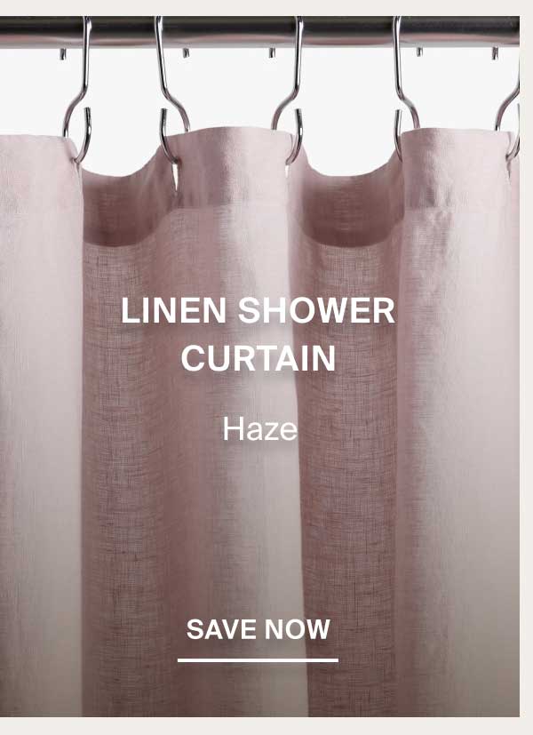 Shop Linen Shower Curtain in Haze