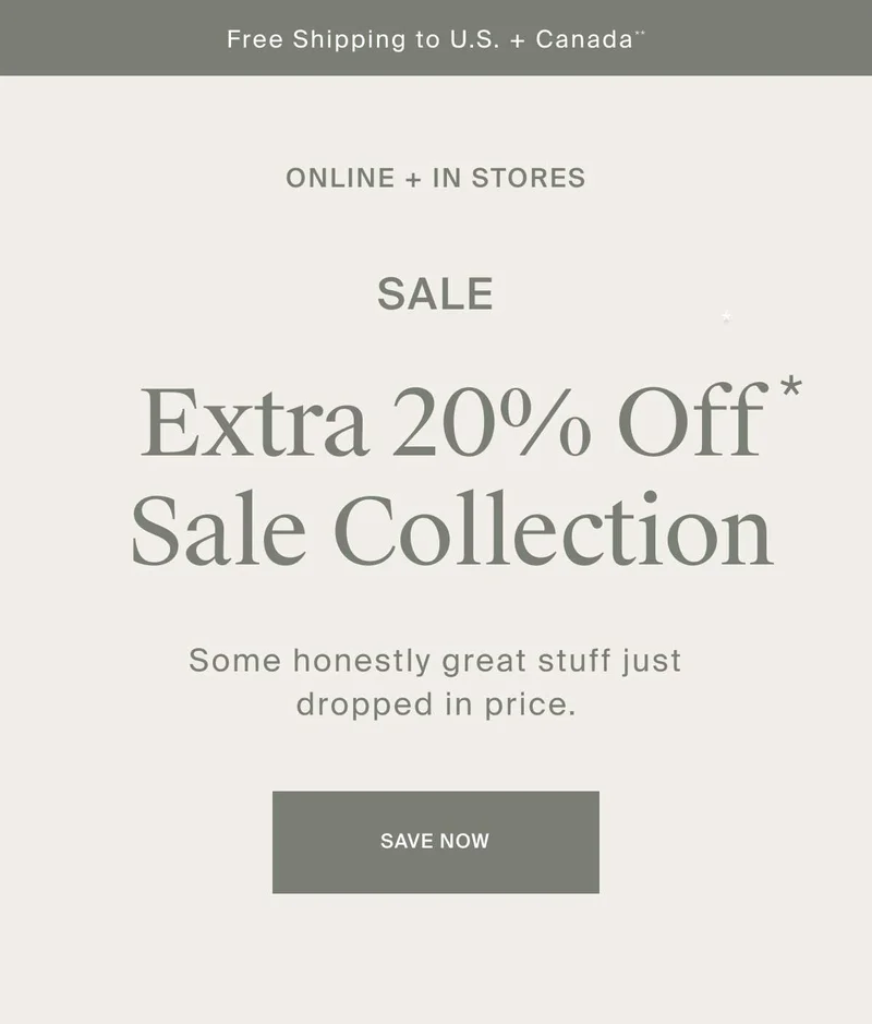 Shop Sale on Sale