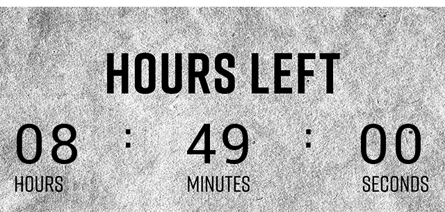 countdown clock