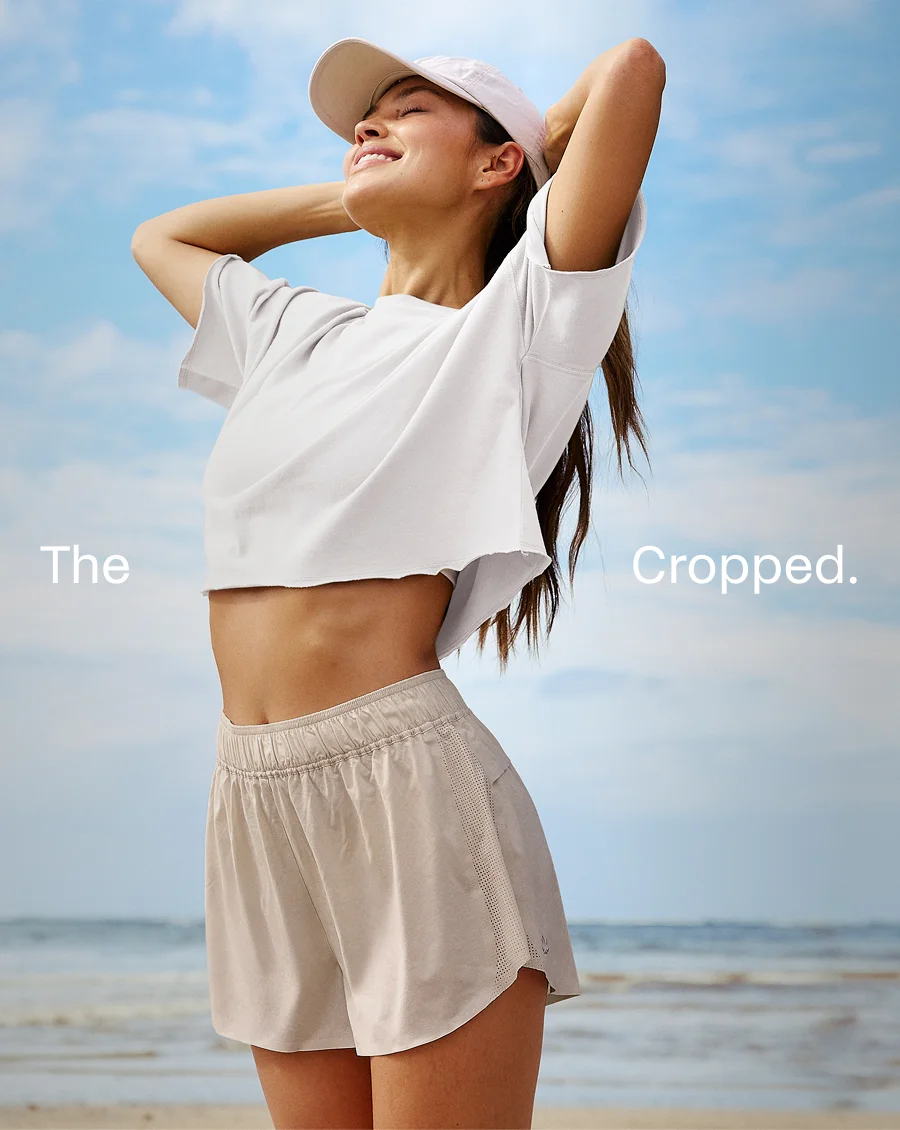 SoftKnit Better Than Ever Cropped Cotton Tee