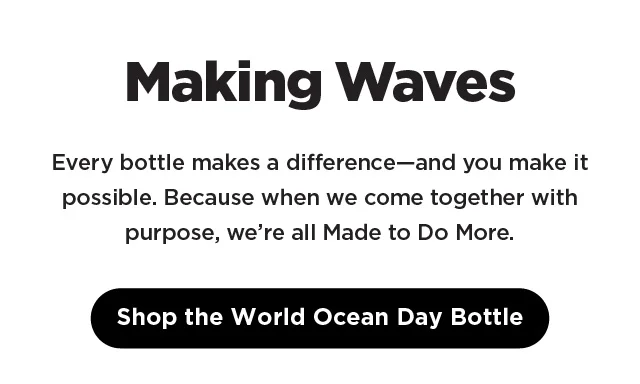 Making Waves. Shop Ocean Day Bottle