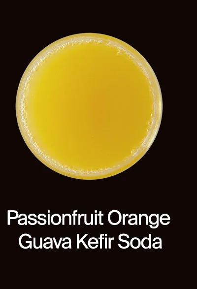 Kefir Soda, Passionfruit Orange Guava