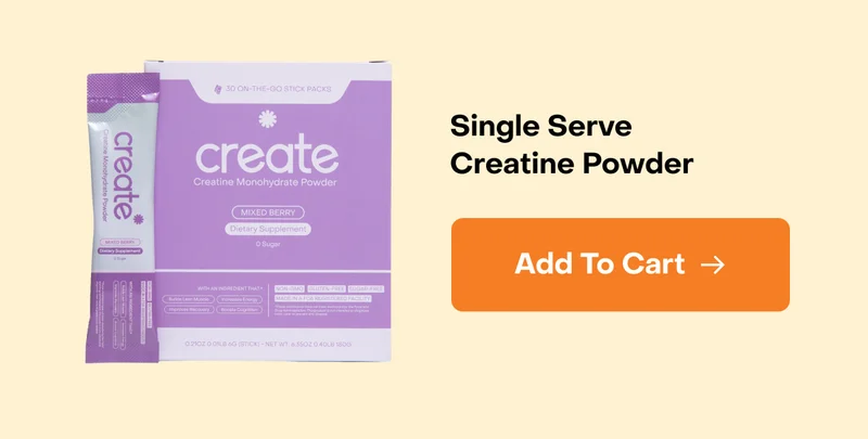 Single Serve Creatine Powder
