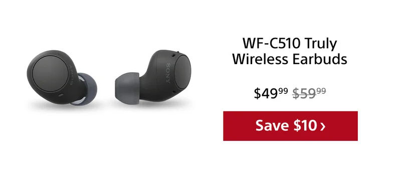 WF-C510 Truly Wireless Earbuds | Save $10