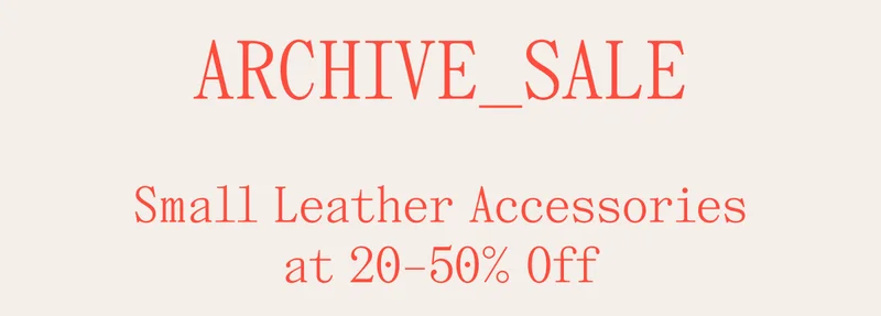 Archive_Sale Small Leather Accessories at 20-50% Off