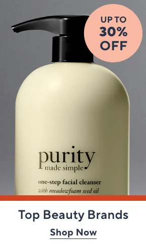 Up to 30% off Top Beauty Brands